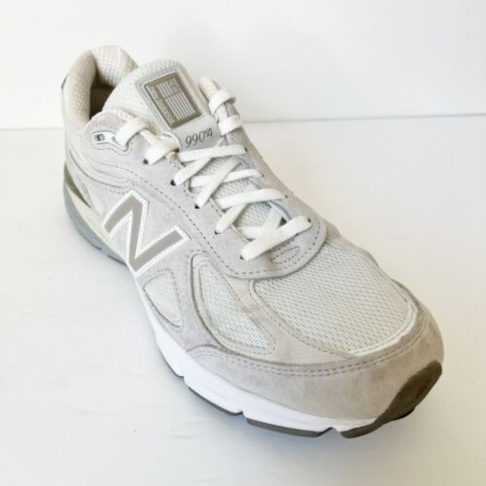 New Balance 990v4 Sz 11 “Arctic Fox” White Sneaker White Gray Womens